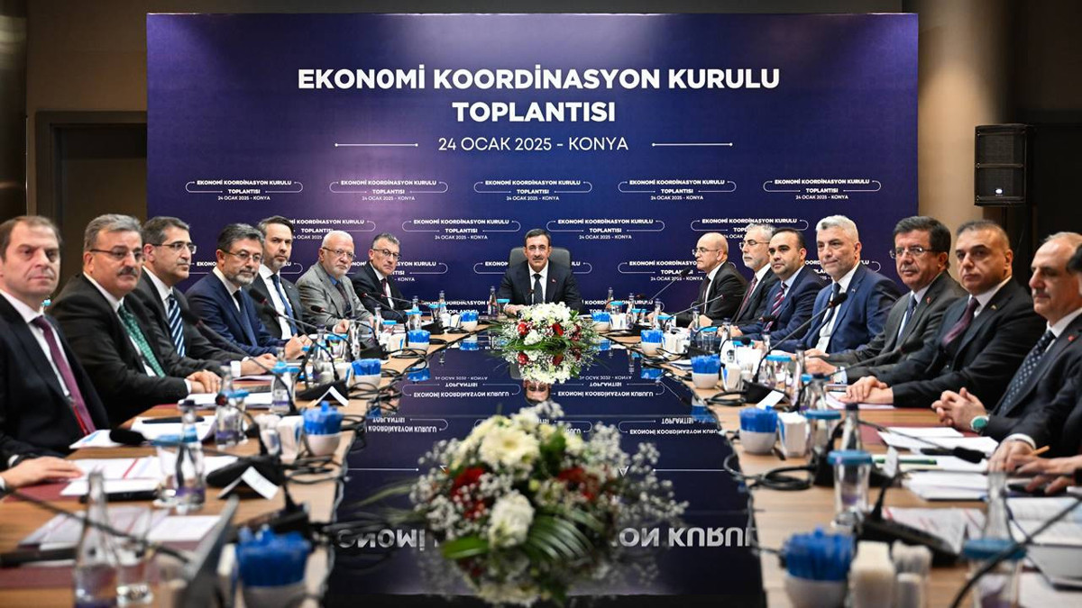 Ekonomi Koordinasyon Kurulu, Cumhurbaşkanı Yardımcısı Yılmaz başkanlığında toplandı