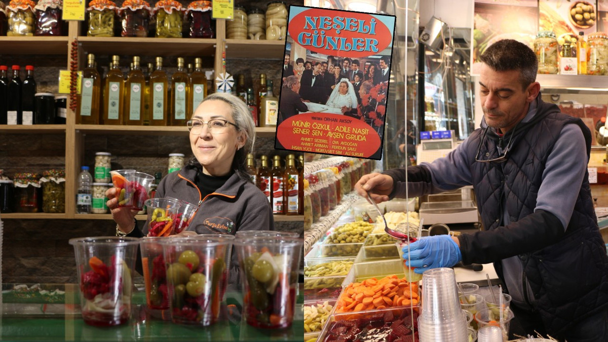 'Neşeli Günler' gerçek oldu! Boşanma sürecindeki karı-koca karşılıklı turşu dükkanı açtı