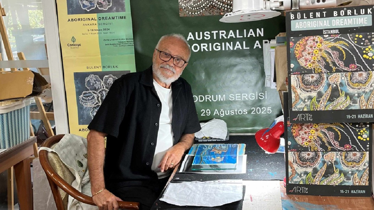 Aborjin sanatı Ankara’da: Bülent Borluk’tan Darüşşafaka yararına sergi