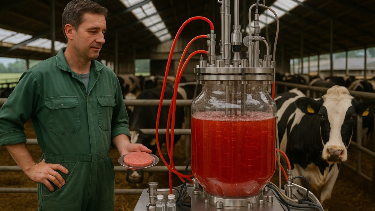 Dünyada bir ilk: Çiftlikte laboratuvar eti ürettiler