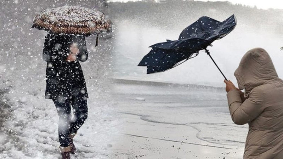 Meteoroloji’den kuvvetli yağış, rüzgar ve don uyarısı: Birçok bölgede yağmur, kar ve fırtına bekleniyor