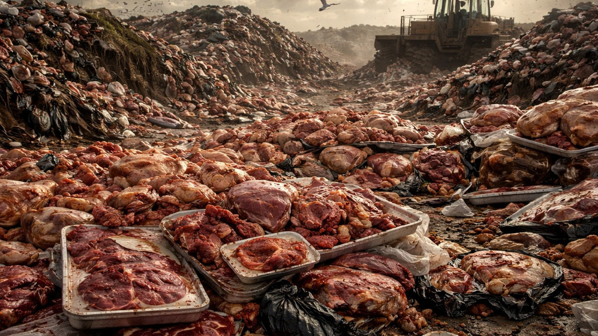 2026 için korkutan tahmin! 94 milyar dolarlık et çöpe gidecek