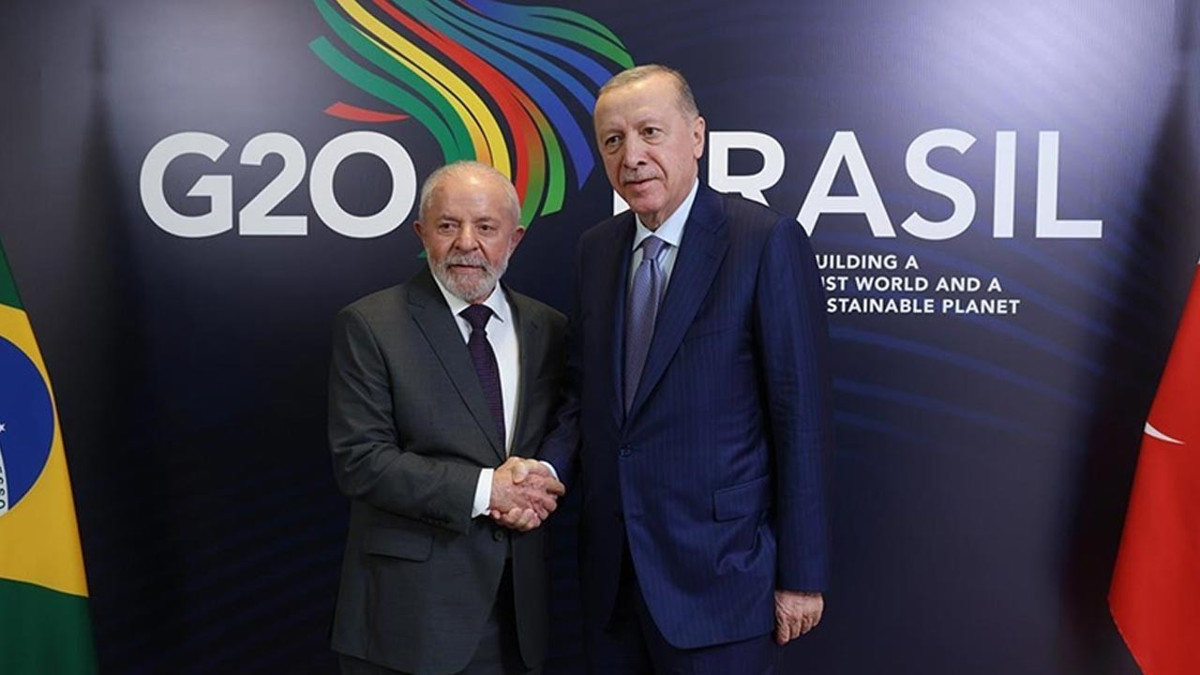 Cumhurbaşkanı Erdoğan, Brezilya Devlet Başkanı Silva ile görüştü