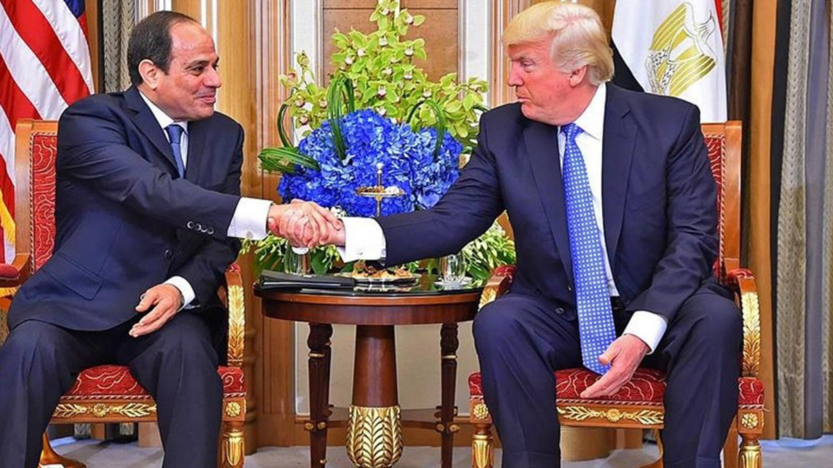 ABD Başkanı Trump, Mısır Cumhurbaşkanı Sisi ile görüştü