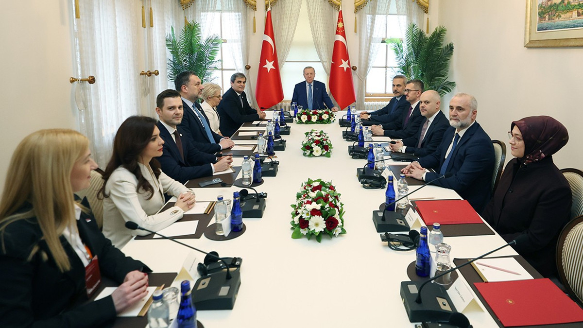 Erdoğan, Balkan Barış Platformu temsilcilerini kabul etti