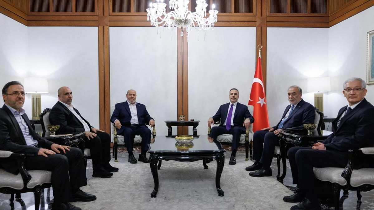 Bakan Fidan Hamas heyeti ile görüştü