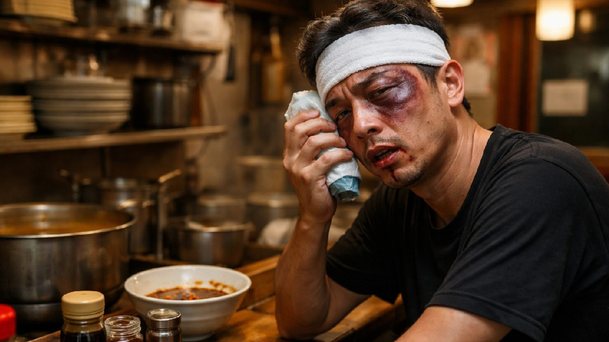 Restoran müdürü kendini yumrukladı, "Soyuldum" diye polise gitti