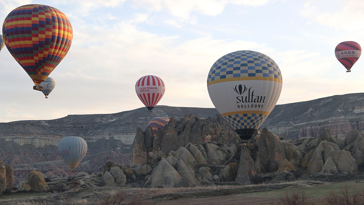 Kapadokya semalarında 754 bin turist uçtu