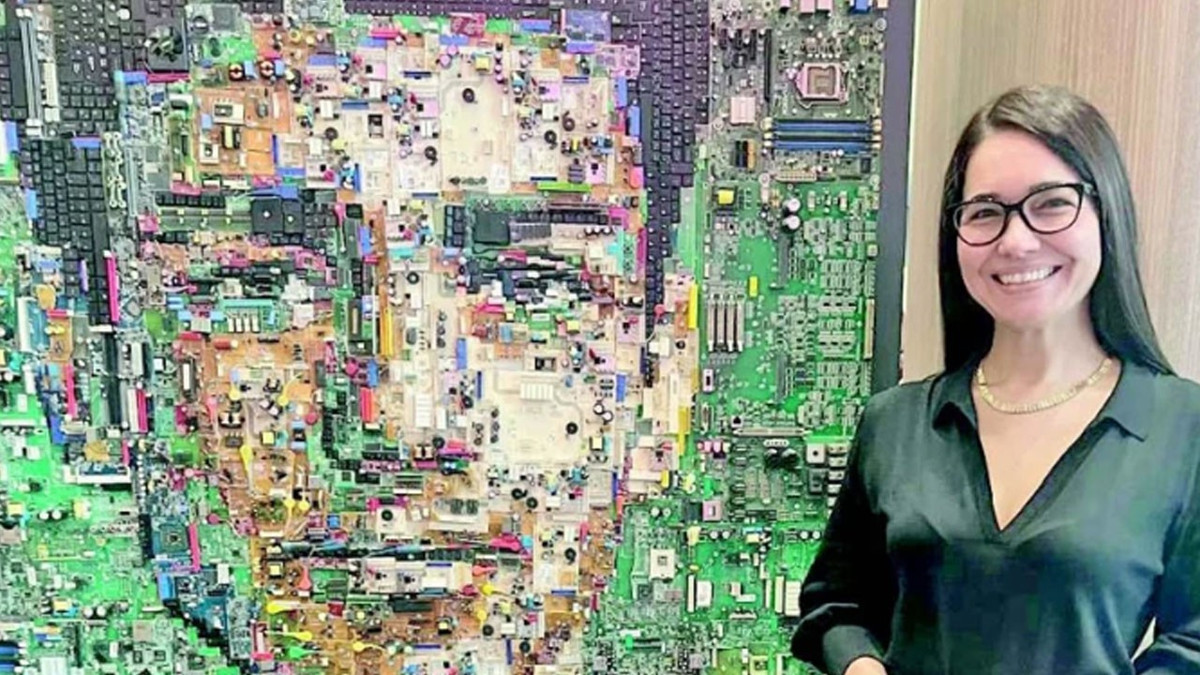 Tıbbi atıklar sanat eseri oldu