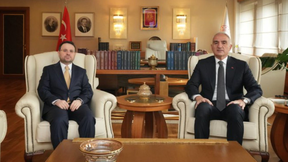Adalet Bakanı Gürlek'ten, Kültür ve Turizm Bakanı Ersoy’a ziyaret