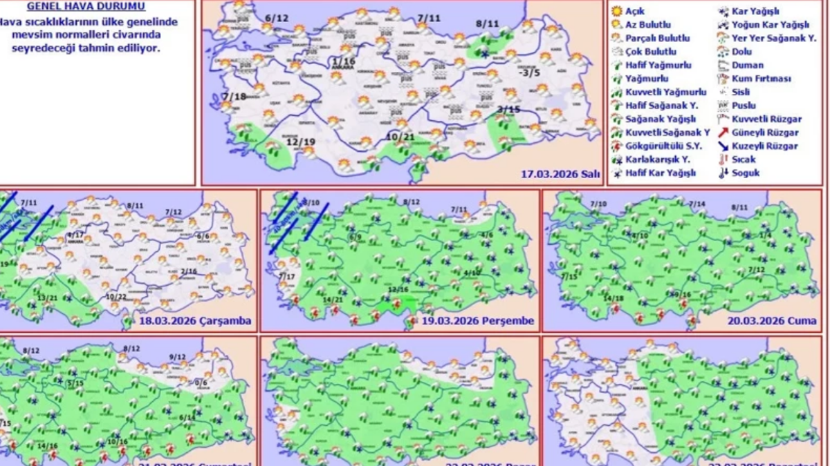 Bayramda hava nasıl olacak, yağmur var mı? İstanbul, Ankara, İzmir Ramazan Bayramı hava durumu