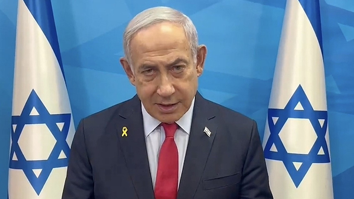 Netanyahu konuşurken İran’dan füze saldırısı