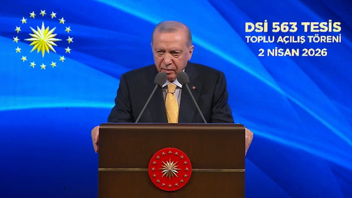 Cumhurbaşkanı Erdoğan DSİ açılışında konuştu: 23 yılda rekor kırdık