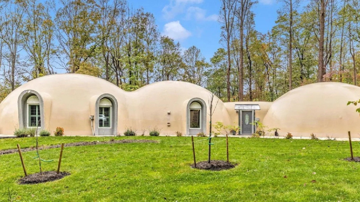 Afete dayanıklı kubbe ev satışa çıktı, fiyatı dikkati çekti
