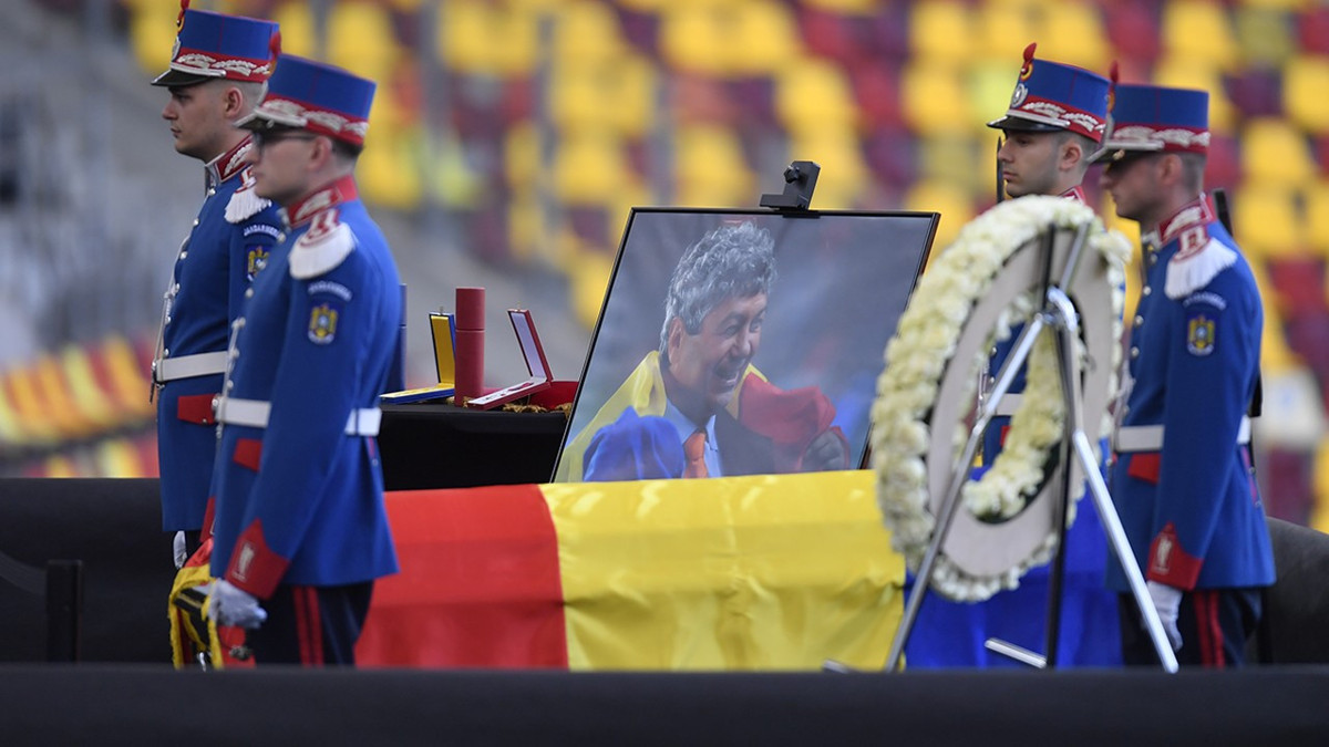 Futbolun efsane ismi Mircea Lucescu son yolculuğuna uğurlanıyor