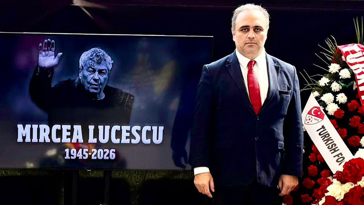 TFF Yönetim Kurulu Üyesi Aküzüm, Lucescu'nun cenaze ve anma törenlerine katıldı