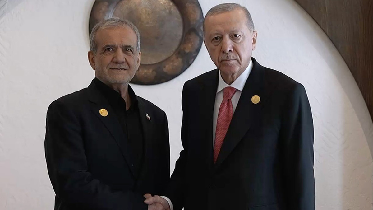 Cumhurbaşkanı Erdoğan, İran Cumhurbaşkanı Pezeşkiyan ile görüştü