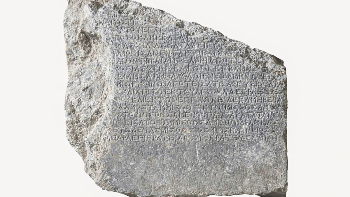 Amos Antik Kenti'ne ait 2 bin 200 yıllık "kira sözleşmesi" gün yüzüne çıkarıldı
