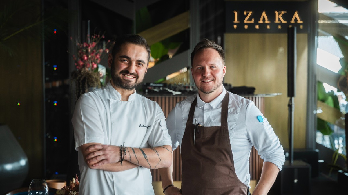 Izaka Terrace’ta gastronomi şöleni: İki şef aynı masada buluştu