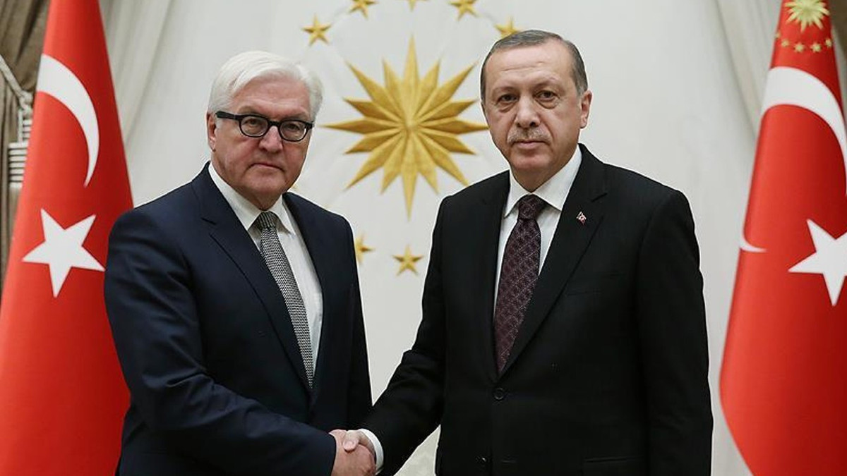 Cumhurbaşkanı Erdoğan, Almanya Cumhurbaşkanı Steinmeier ile görüştü