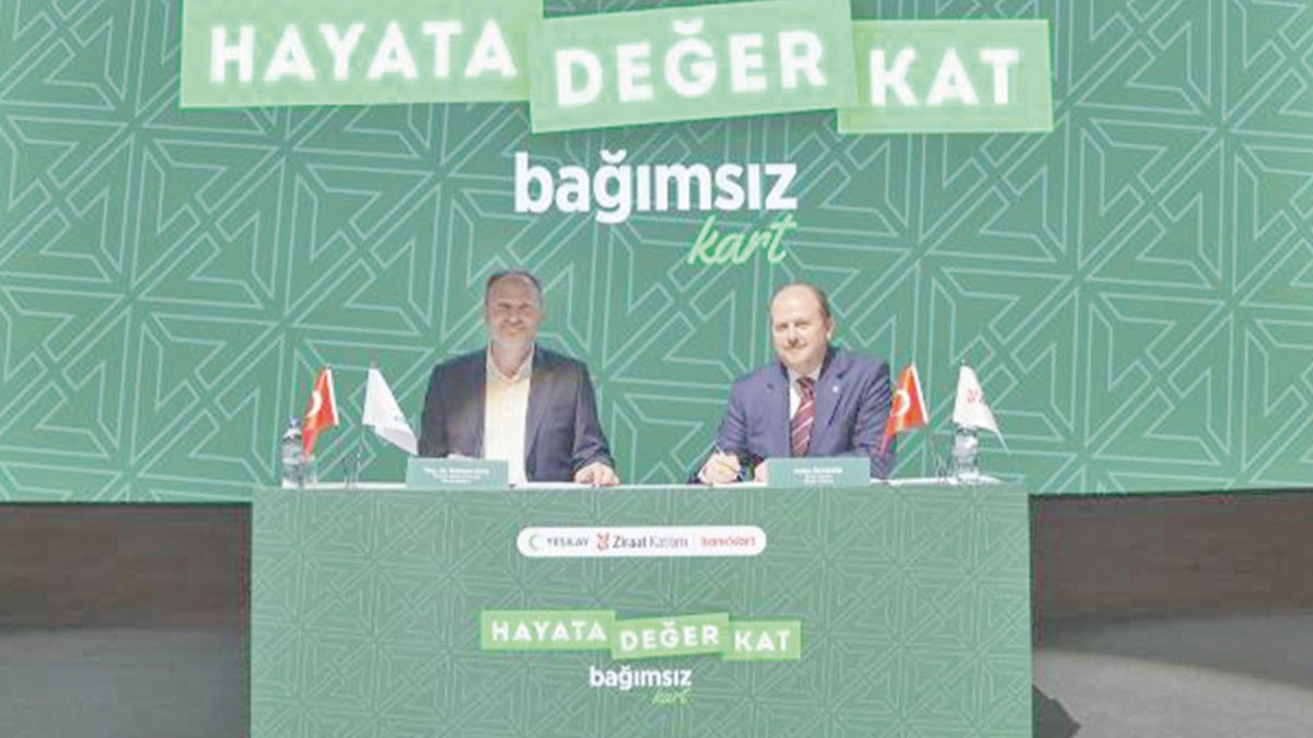 Ziraat Katılım “Bağımsız Kart” ile Yeşilay'a bağış aktaracak