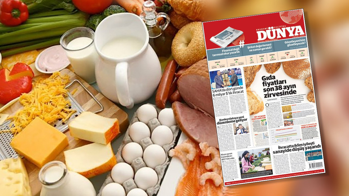 Gıda fiyatları son 38 ayın zirvesinde