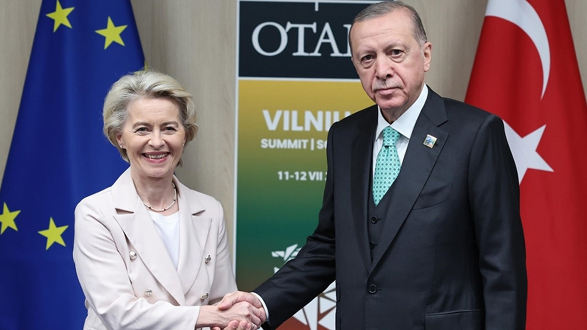 Cumhurbaşkanı Erdoğan, AB Komisyon Başkanı Ursula von der Leyen ile görüştü