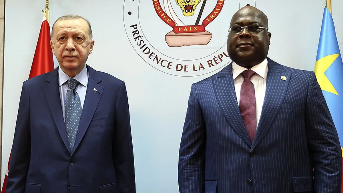 ErdoÄan, Kongo Demokratik Cumhuriyeti CumhurbaÅkanı Tshisekedi ile görüÅtü