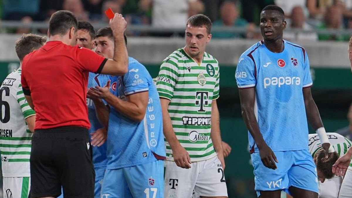Trabzonspor Ferencvaros'a 4-0 maÄlup oldu