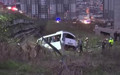 Son dakika: İstanbul'da korkunç kaza! Servis aracı şarampole devrildi