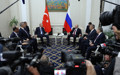 Erdoğan ve Putin Bişkek'te bir araya geldi! Erdoğan: Akkuyu açılınca yeni santraller için de adım atacağız