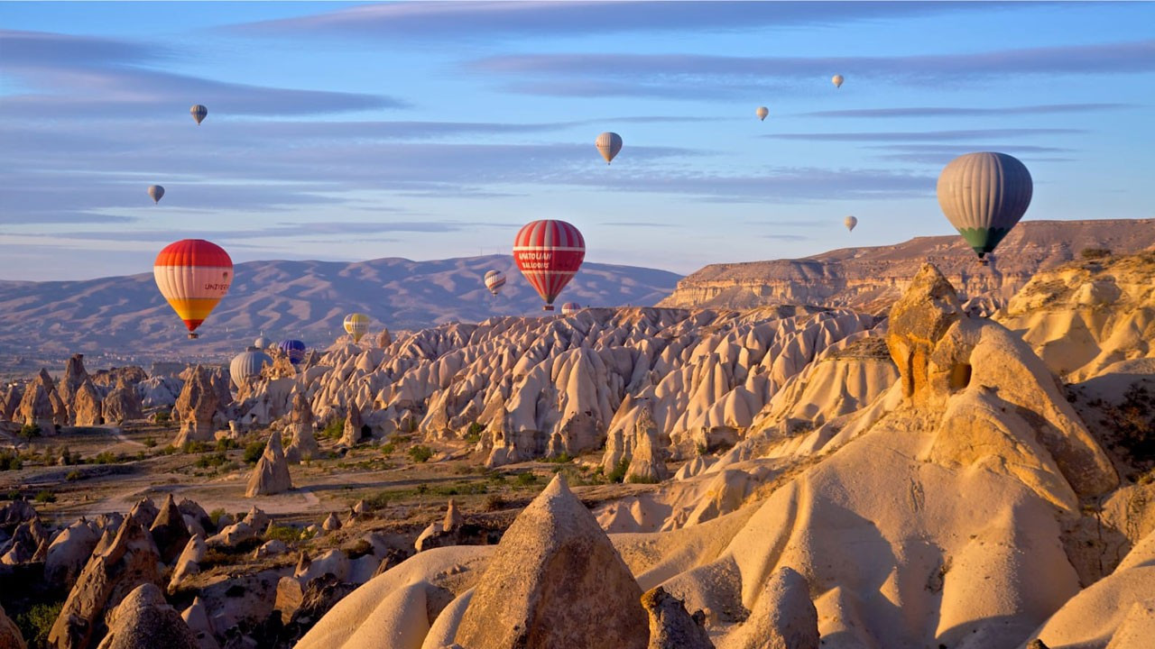 Kapadokya'da balonlar bayramda havalanamadı