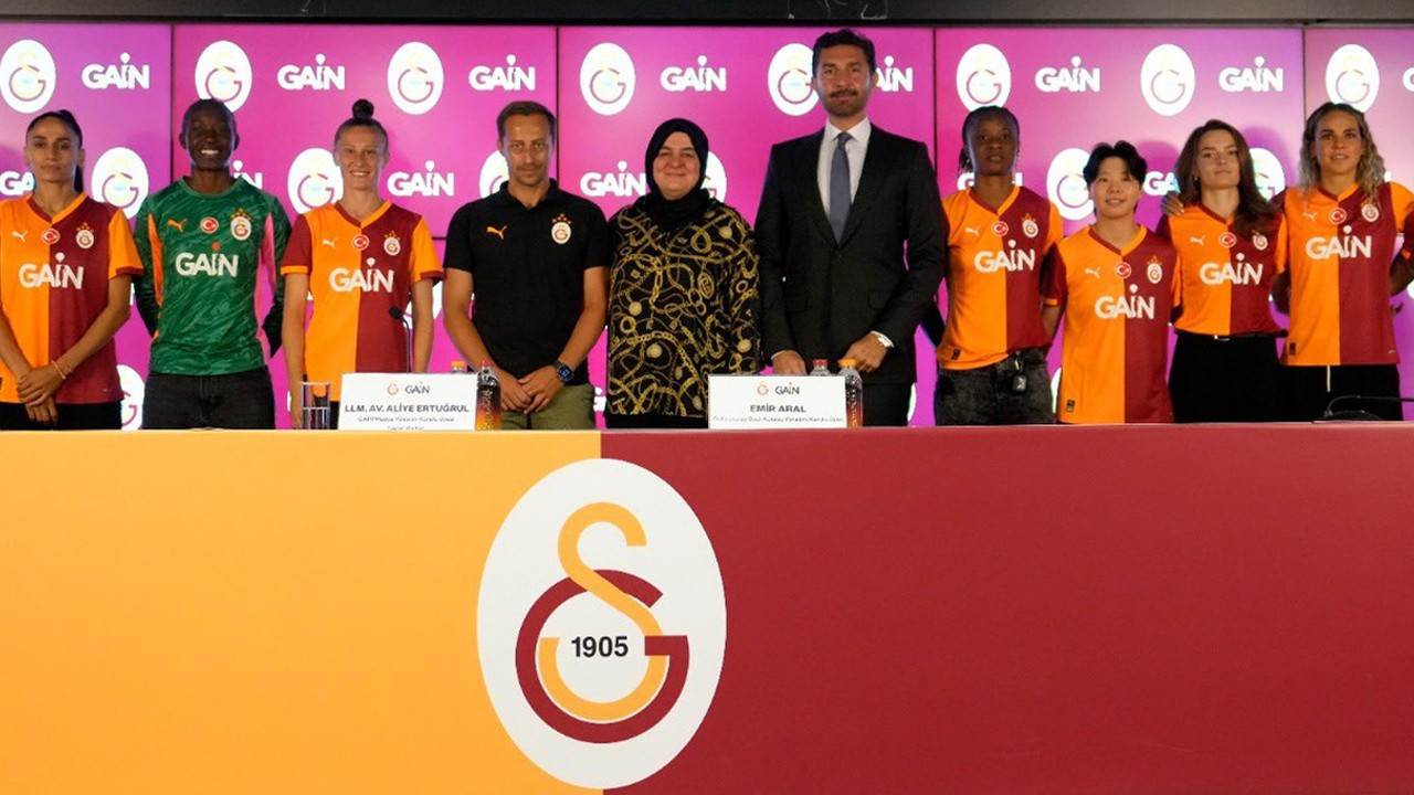 Galatasaray Kadın Futbol Takımı’na GAİN Medya sponsor oldu