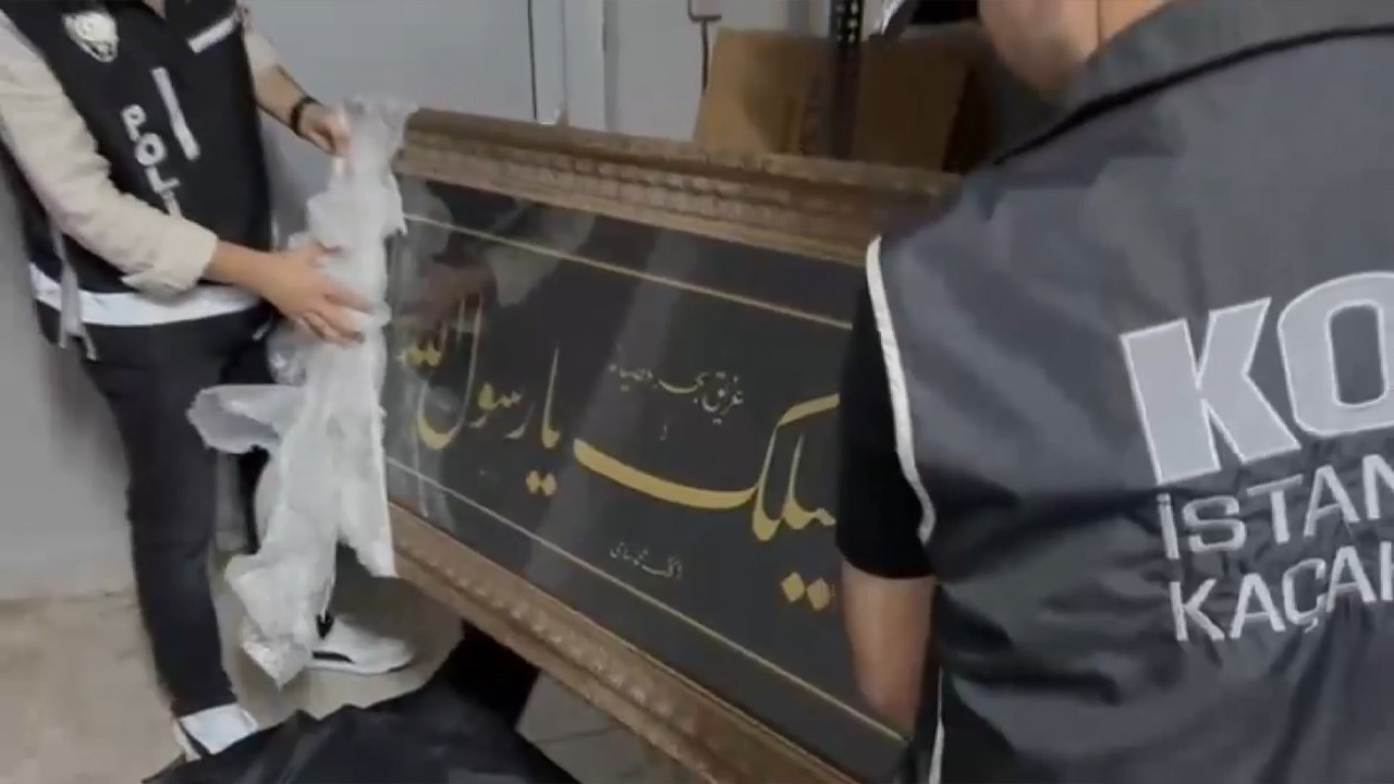 İstanbul’da büyük operasyon: Interpol’ün aradığı hat levha ele geçirildi