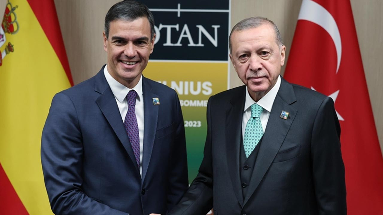 Son dakika: Cumhurbaşkanı Erdoğan, İspanya Başbakanı Sanchez ile görüştü