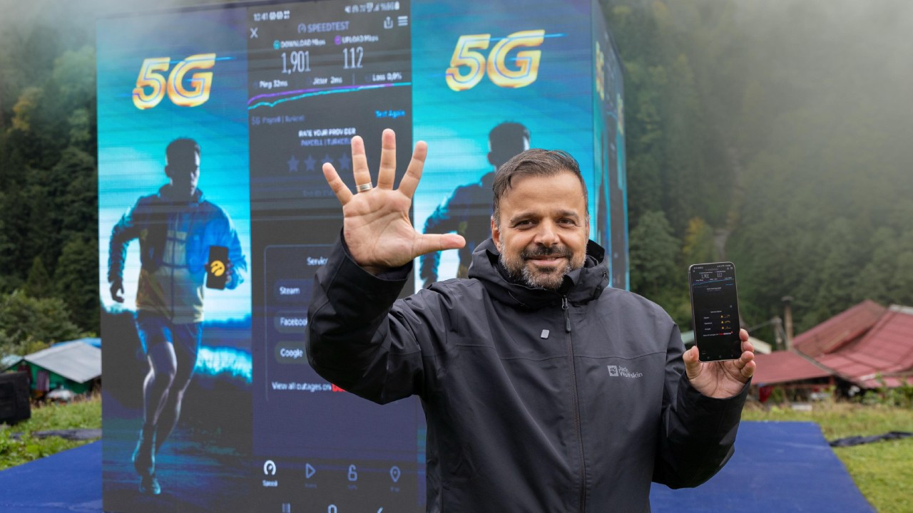 Turkcell’den 1250 metre yükseklikte 5G denemesi