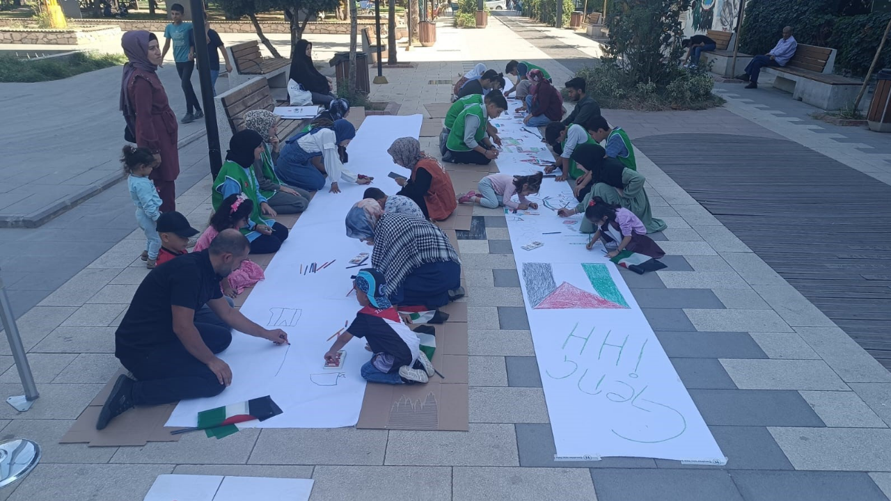 Batman’da “Filistinli Çocuklar İçin Çiz” etkinliği düzenlendi