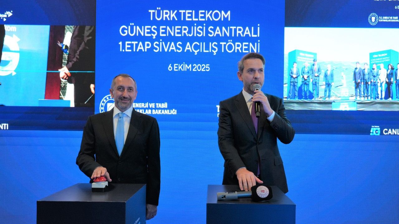 Türk Telekom, Sivas’taki dev GES yatırımını 5G ile İstanbul’dan açtı