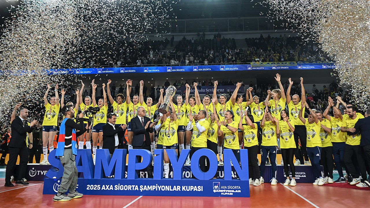 Fenerbahçe Medicana, Şampiyonlar Kupası'nda şampiyon oldu