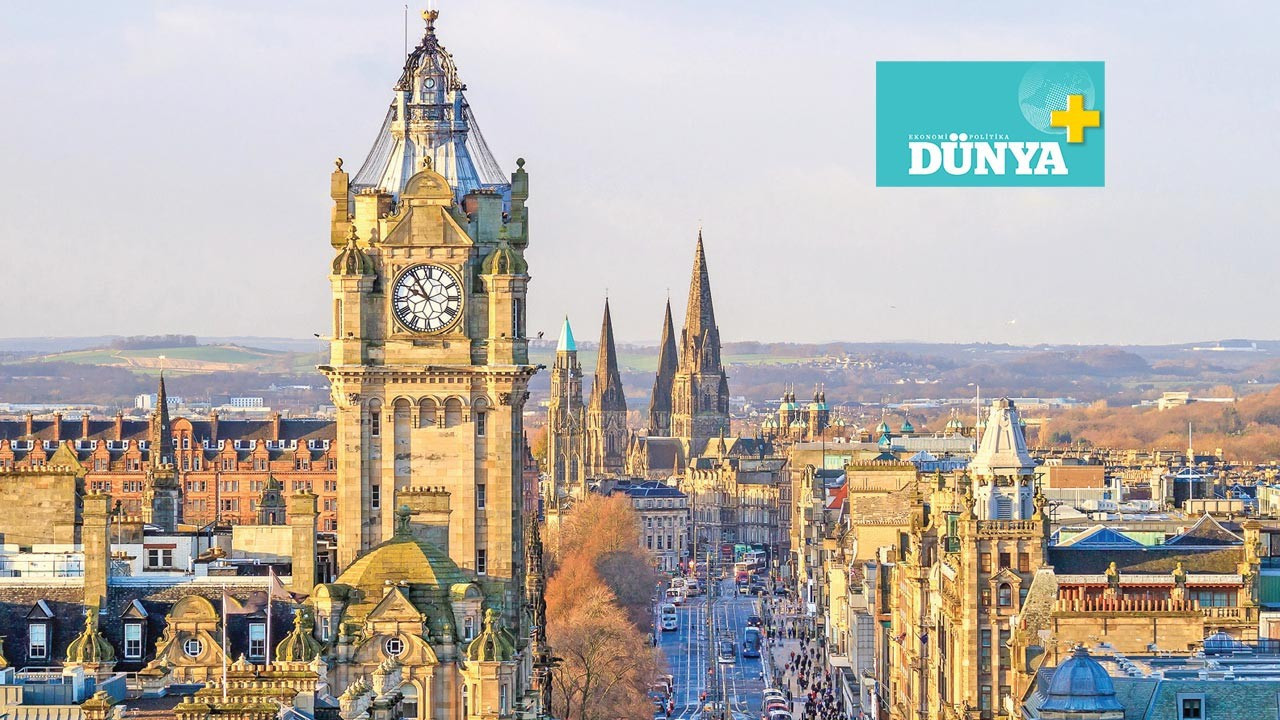 Bir kale üzerinde doğan şehir: Edinburgh