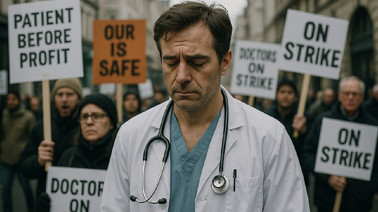 Doktorların grevi grip salgınına denk geldi