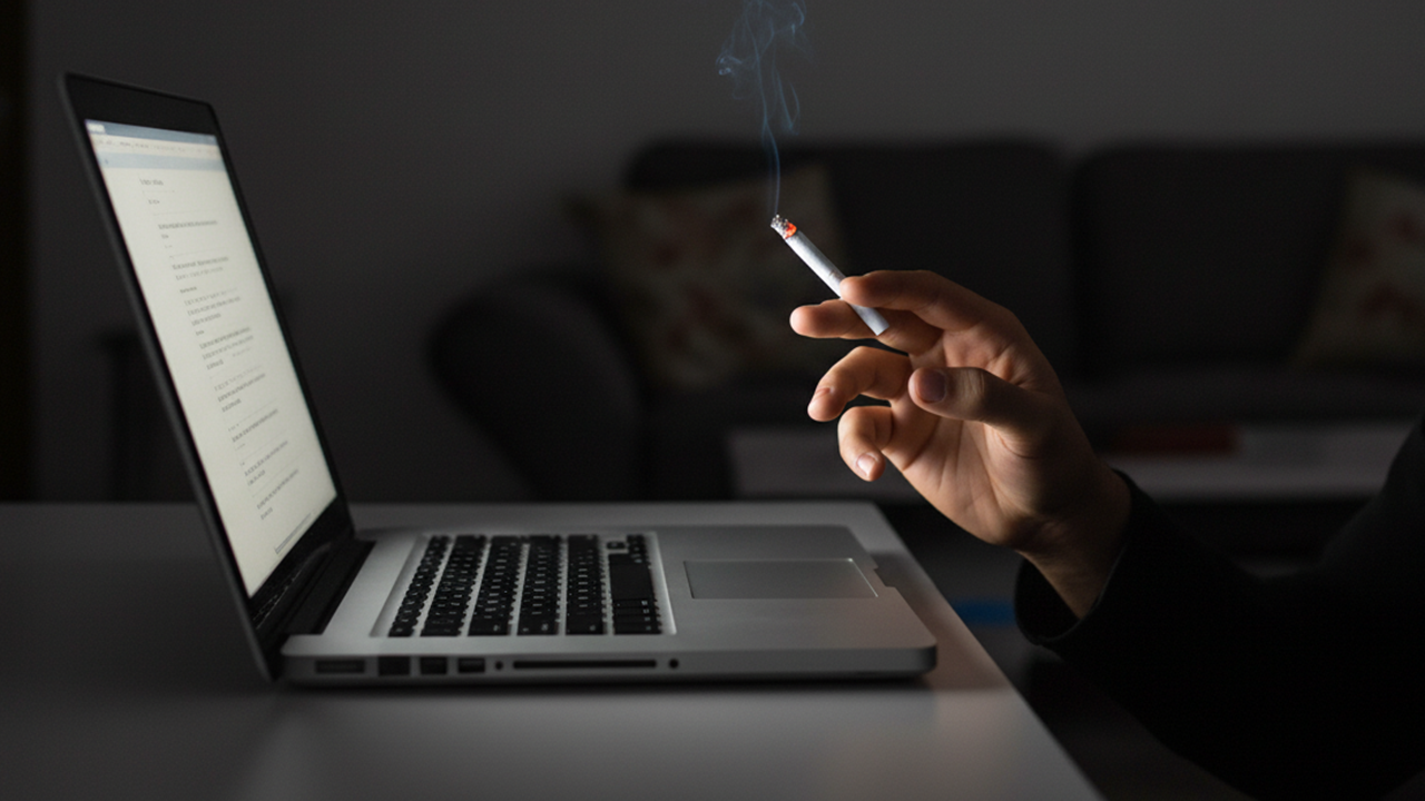Sigara sadece ciğerinizi değil, bilgisayarınızı da öldürüyor