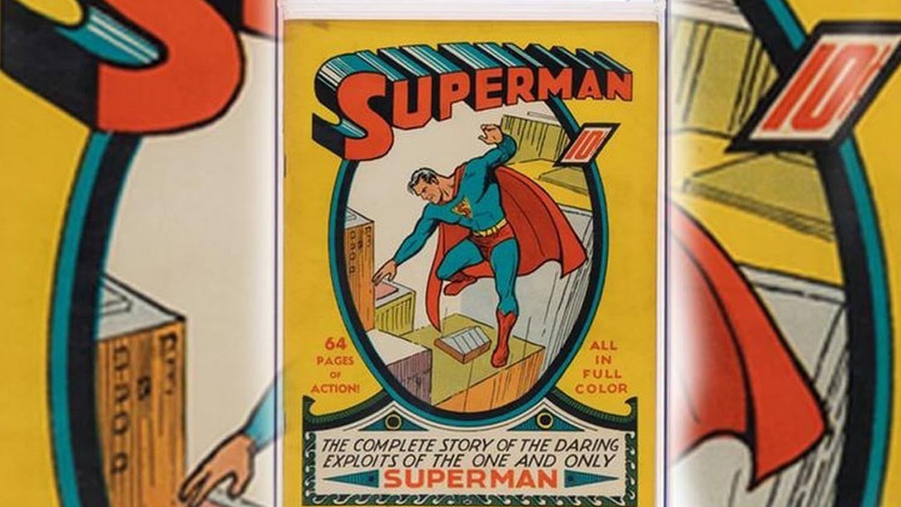 Çatı katında bulunan el değmemiş Superman'a rekor fiyat