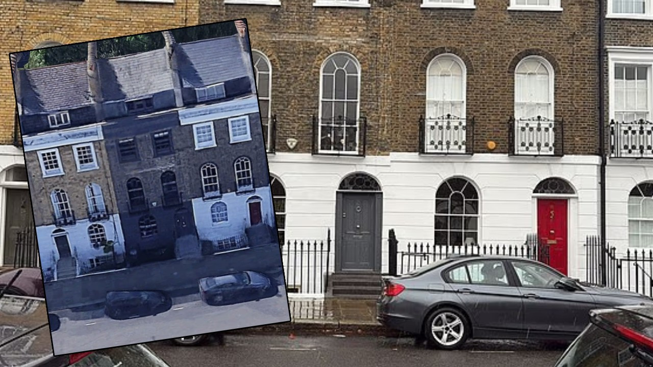 Evlerini siyaha boyayan çifte belediyeden şok!