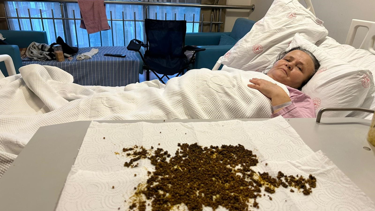 Karın ağrısı şikâyetiyle başvurdu! Dehşet verici bir rekora imza attı