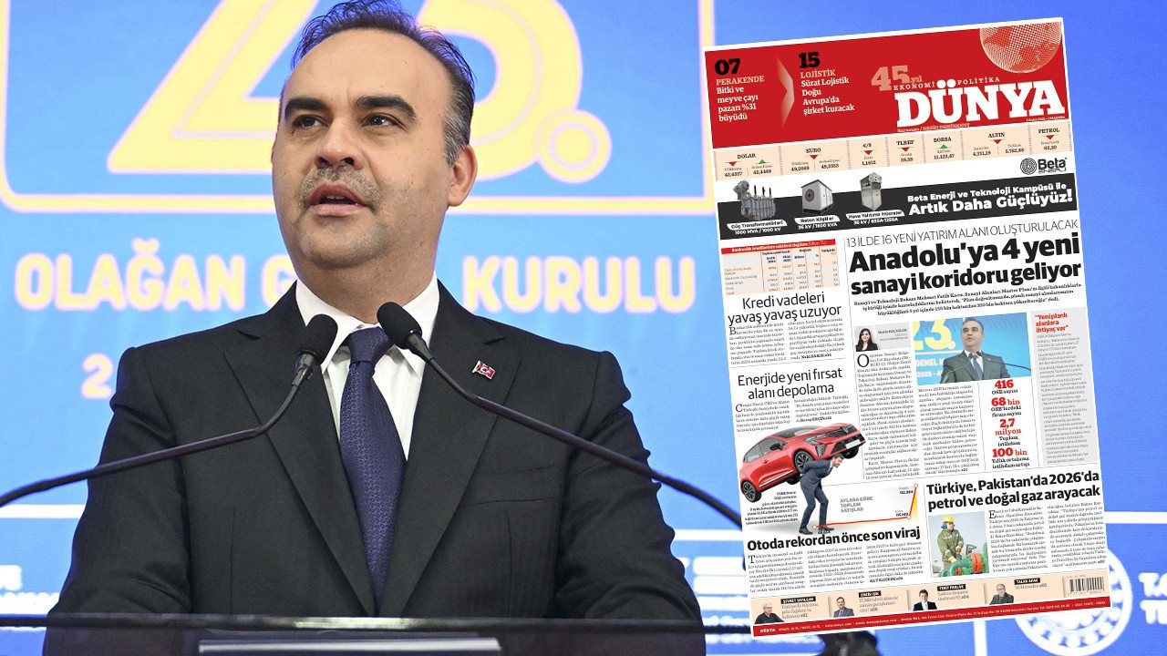 "Anadolu'da 4 yeni sanayi koridoru inşa etmeyi planlıyoruz"