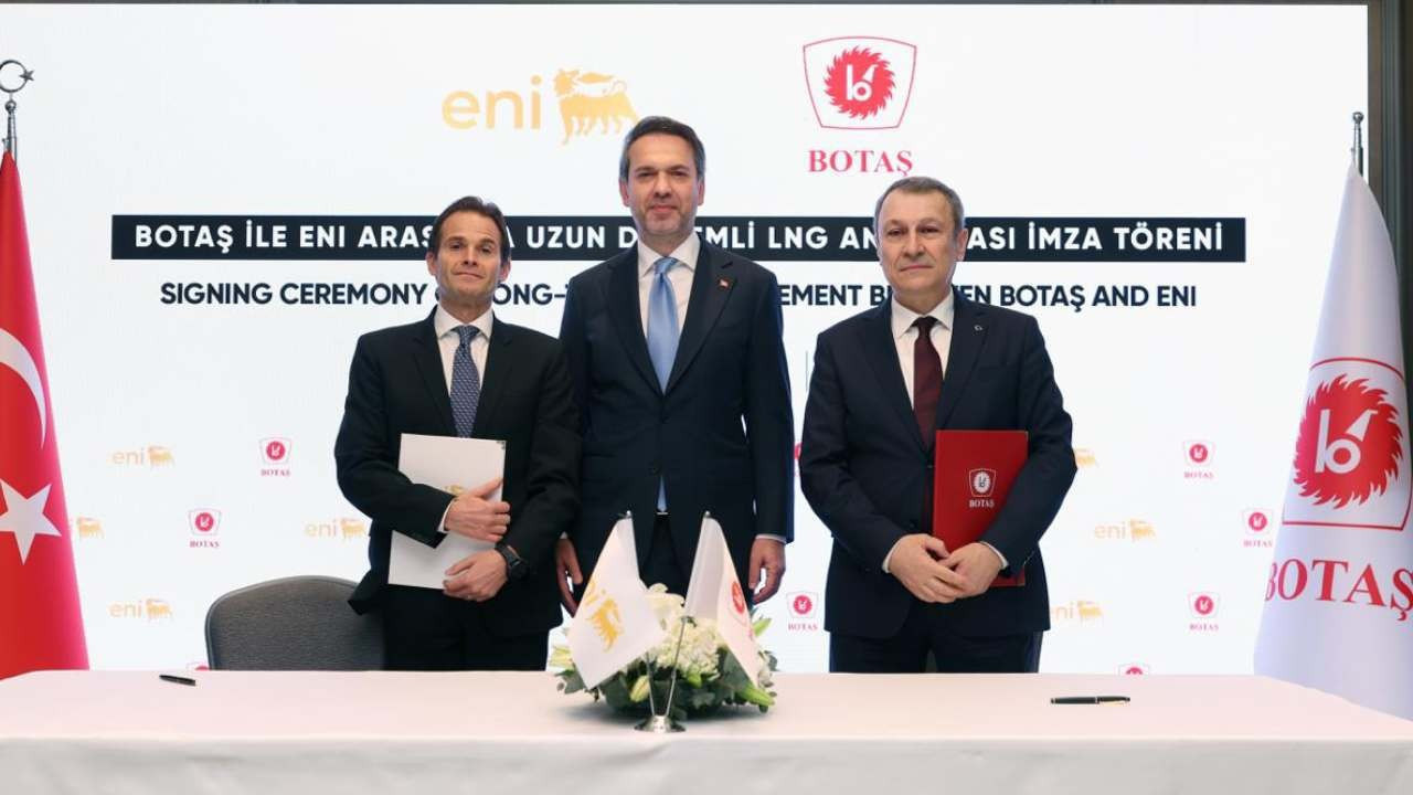 BOTAŞ, enerji şirketleri ENI ve SEFE ile iki uzun dönemli LNG anlaşması imzaladı