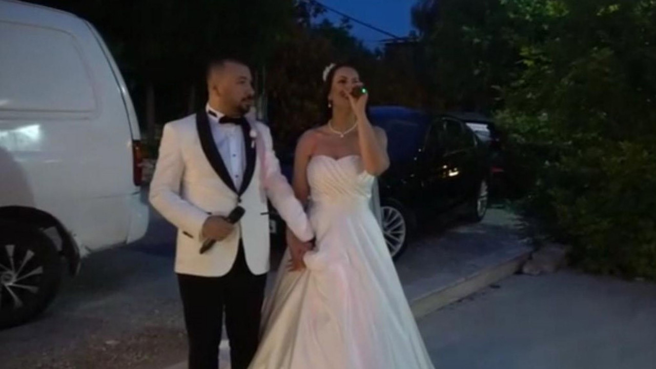 Düğünlerinde bir şarkı söylediler, hayatlarının şokunu yaşadılar