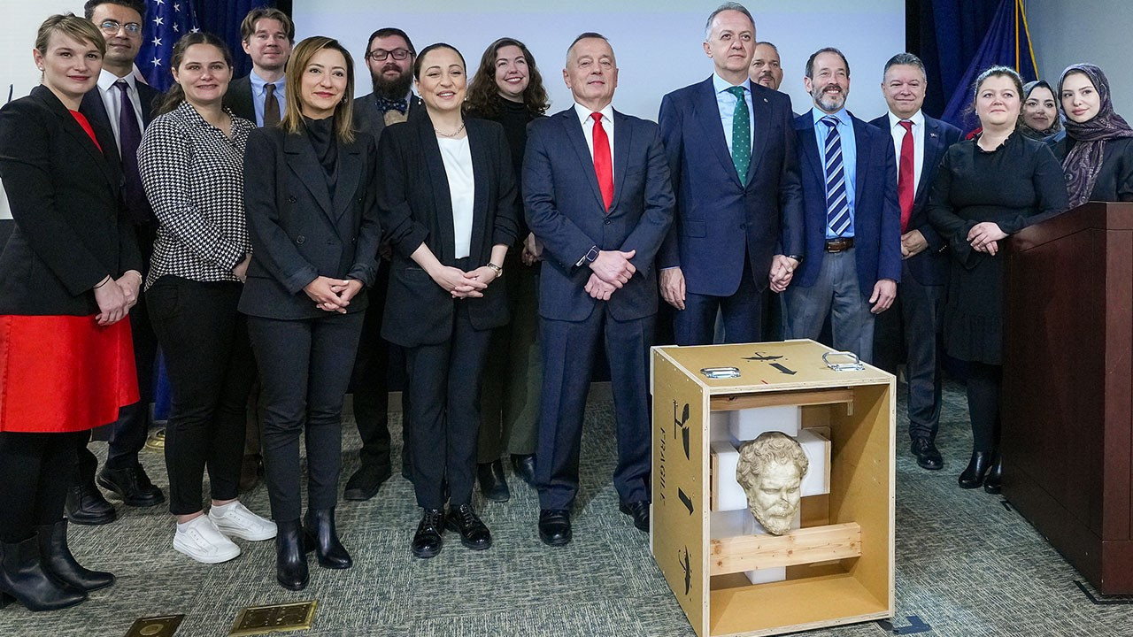 ABD’de 41 tarihi eser Türkiye’ye iade edildi