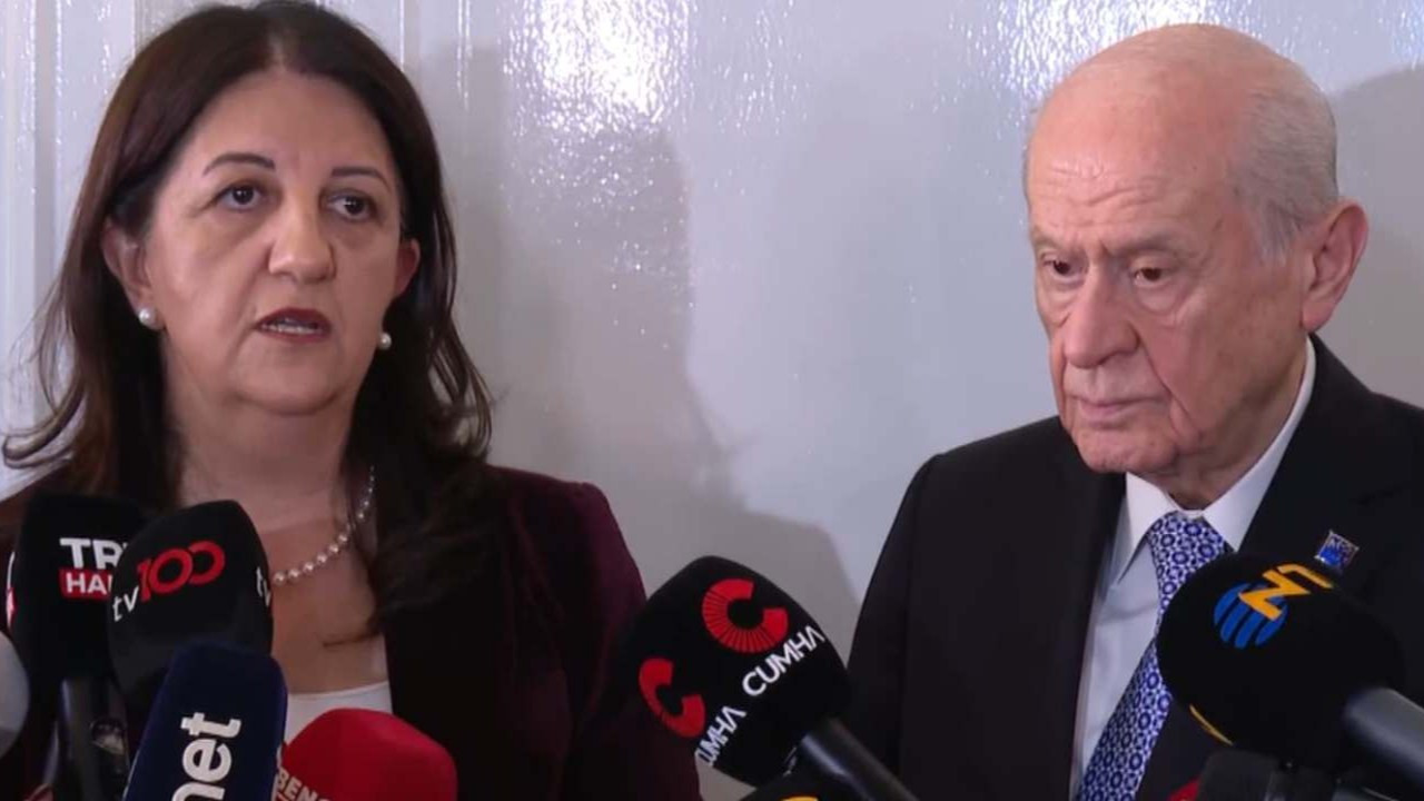 DEM Parti heyetinden Devlet Bahçeli'ye ziyaret